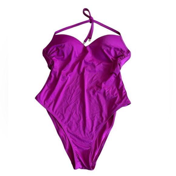 NWOT VICTORIA'S SECRET SWIM Essential Push-Up Cheeky One-Piece Swimsuit - Large - Picture 4 of 7